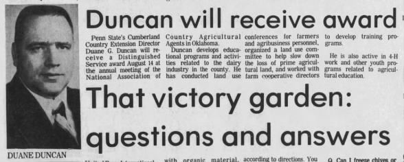 Clipping from The Sentinel